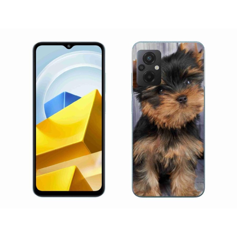Gelový obal mmCase na mobil Xiaomi Poco M5 4G - jorkšír 9