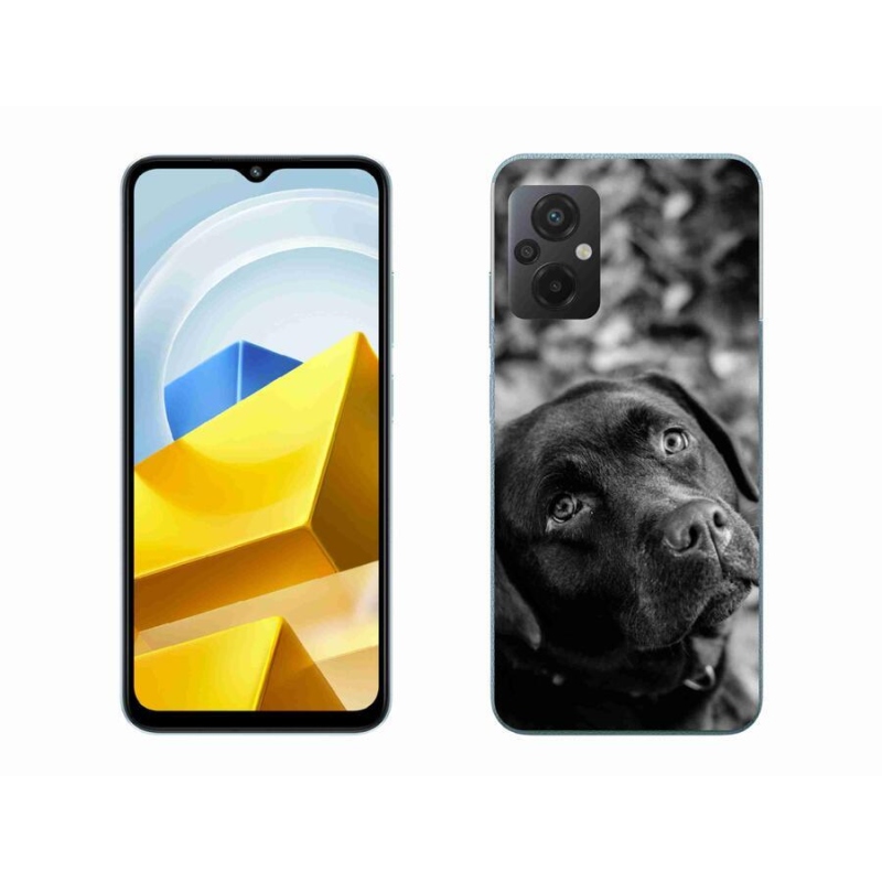 Gelový obal mmCase na mobil Xiaomi Poco M5 4G - labrador