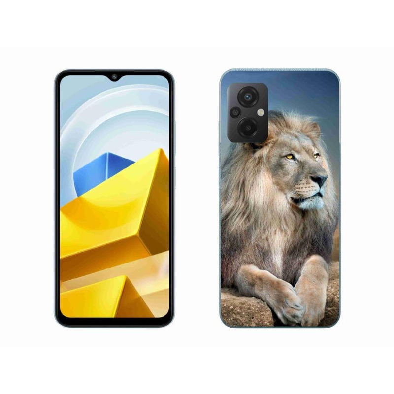Gelový obal mmCase na mobil Xiaomi Poco M5 4G - lev 1