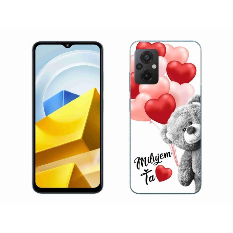 Gelový obal mmCase na mobil Xiaomi Poco M5 4G - milujem Ťa sk