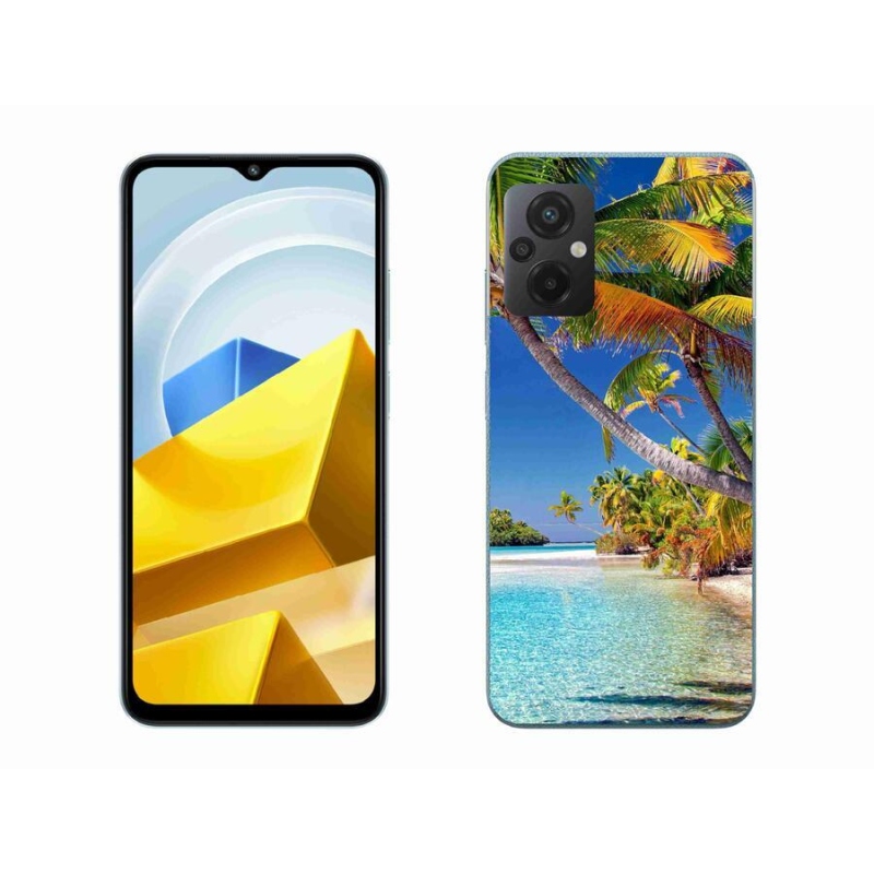 Gelový obal mmCase na mobil Xiaomi Poco M5 4G - mořská pláž