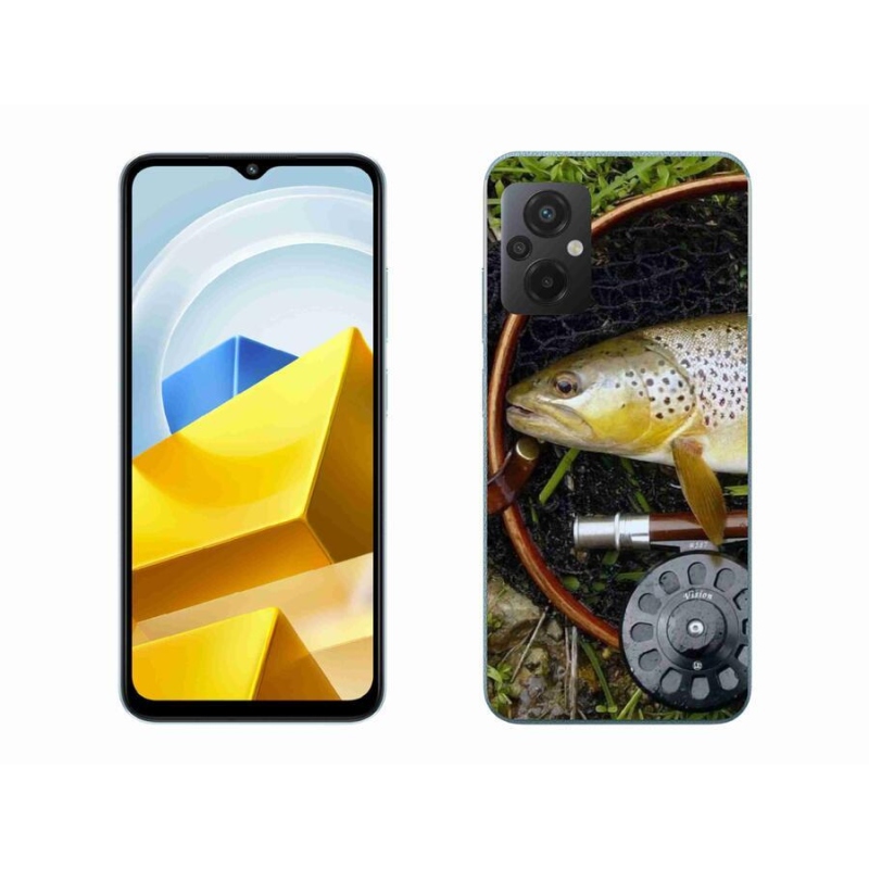 Gelový obal mmCase na mobil Xiaomi Poco M5 4G - pstruh 2