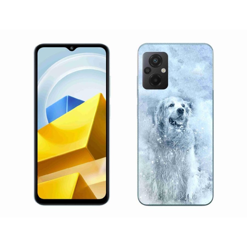 Gelový obal mmCase na mobil Xiaomi Poco M5 4G - retrívr