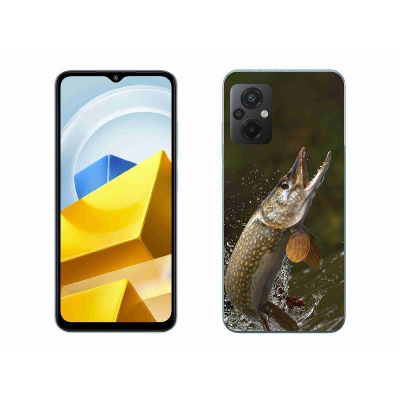 Gelový obal mmCase na mobil Xiaomi Poco M5 4G - štika
