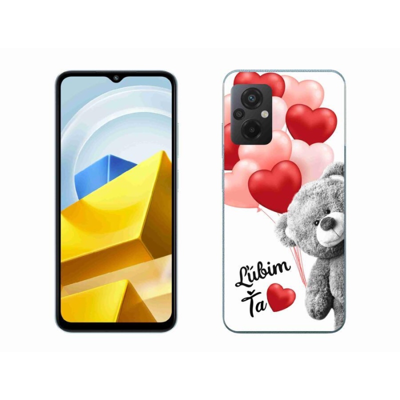 Gelový obal mmCase na mobil Xiaomi Poco M5 4G - ľúbim ťa sk