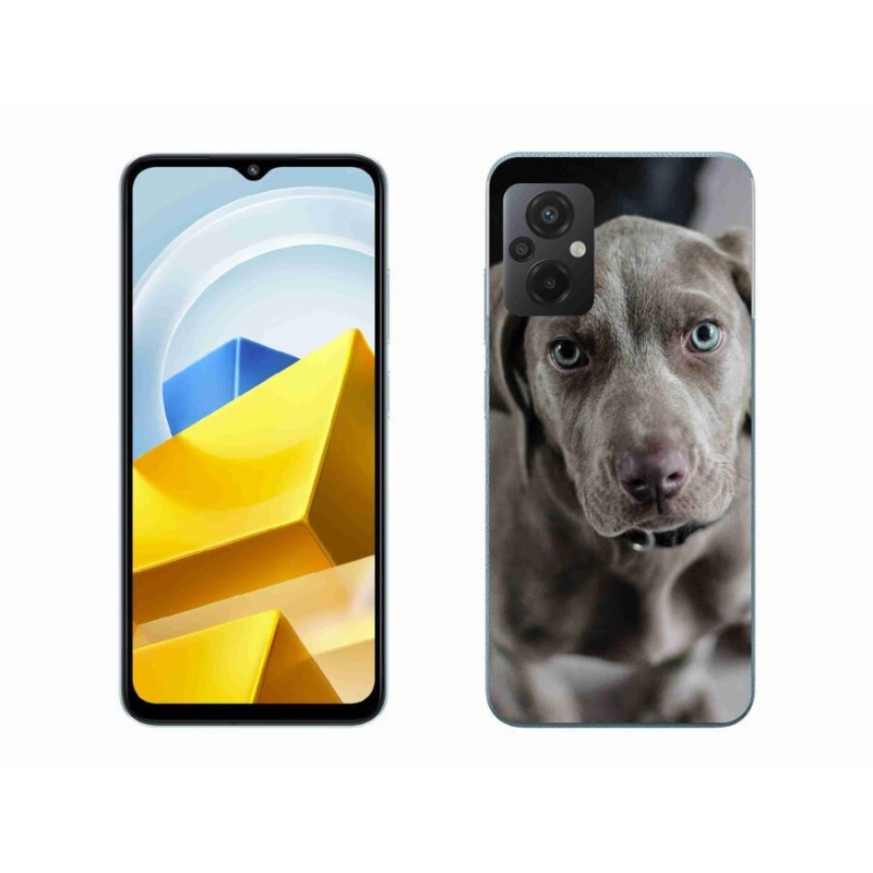Gelový obal mmCase na mobil Xiaomi Poco M5 4G - výmarský ohař