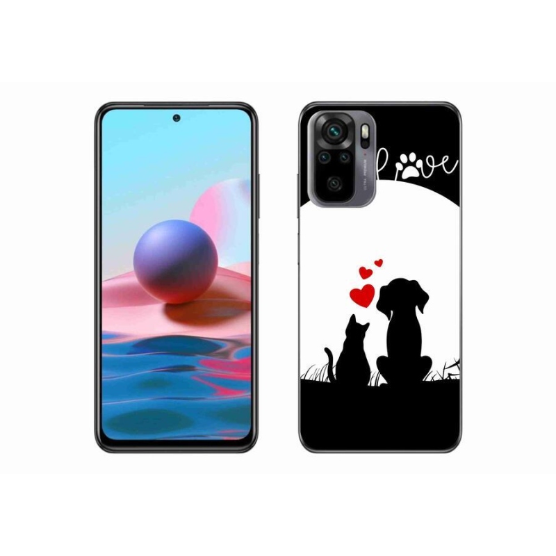 Gelový obal mmCase na mobil Xiaomi Poco M5s - zvířecí láska