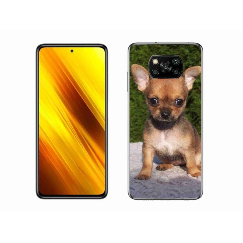 Gelový obal mmCase na mobil Xiaomi Poco X3 - čivava 3
