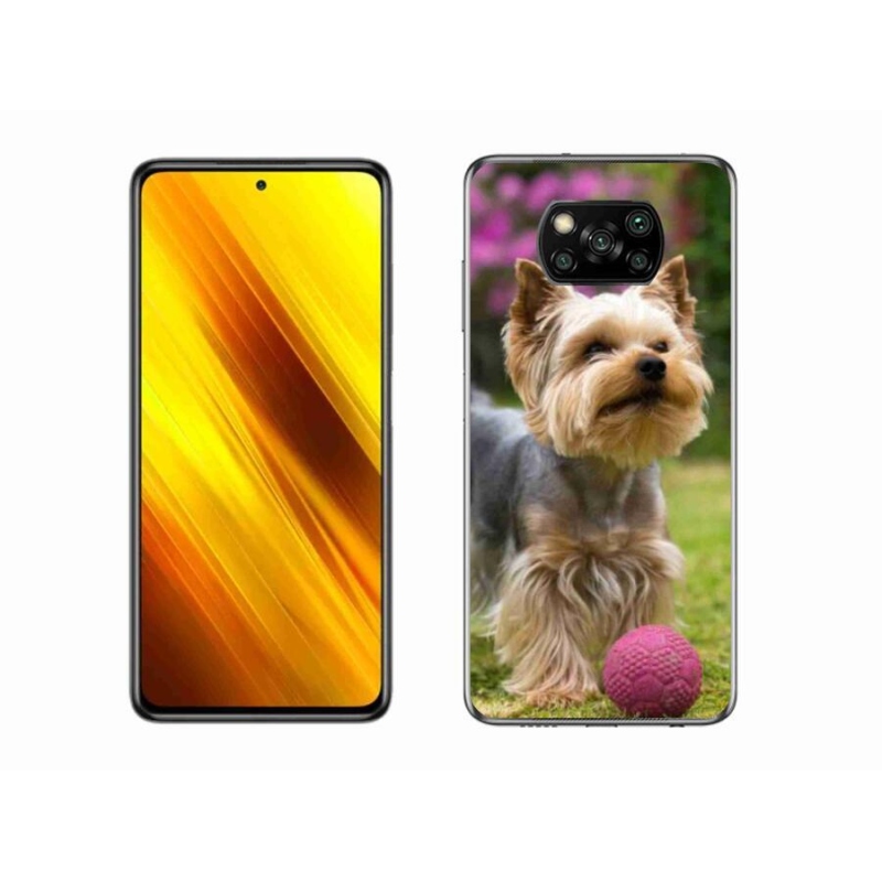 Gelový obal mmCase na mobil Xiaomi Poco X3 - jorkšír 4