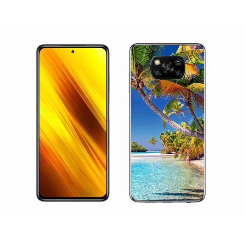 Gelový obal mmCase na mobil Xiaomi Poco X3 - mořská pláž