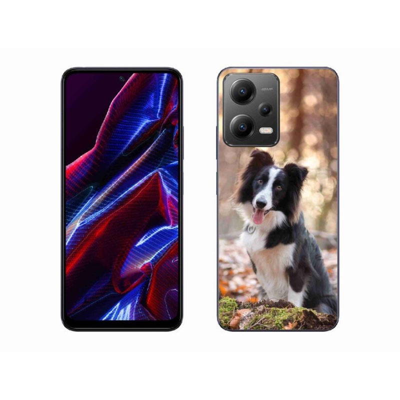 Gelový obal mmCase na mobil Xiaomi Poco X5 5G - border kolie 1