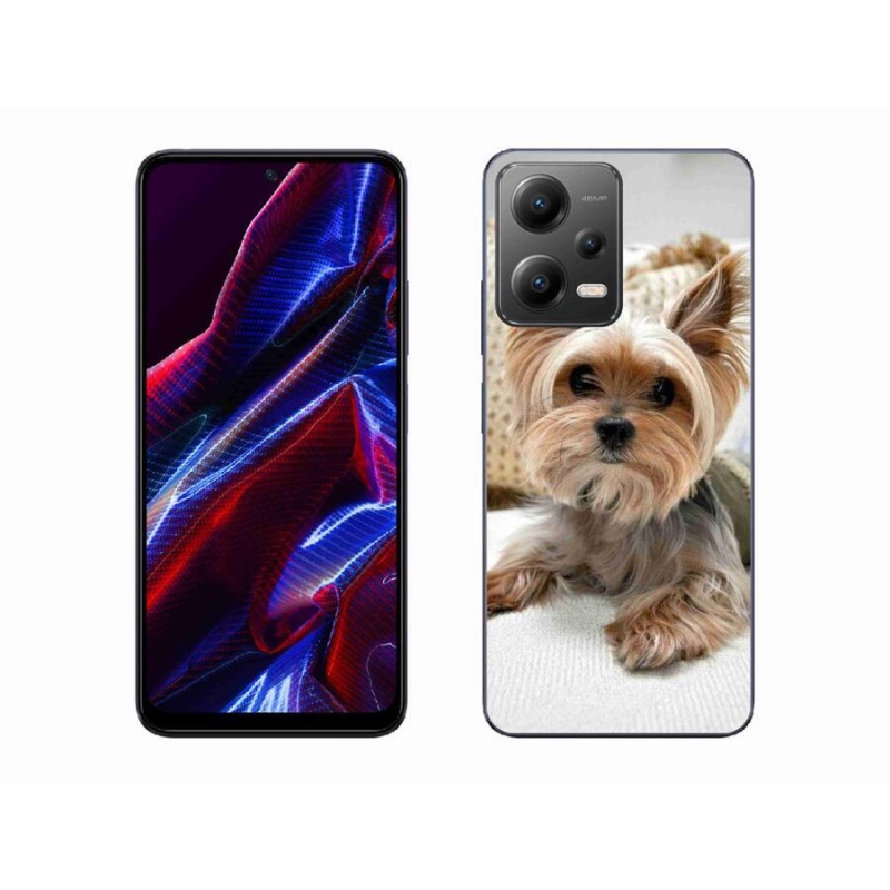 Gelový obal mmCase na mobil Xiaomi Poco X5 5G - jorkšír 5