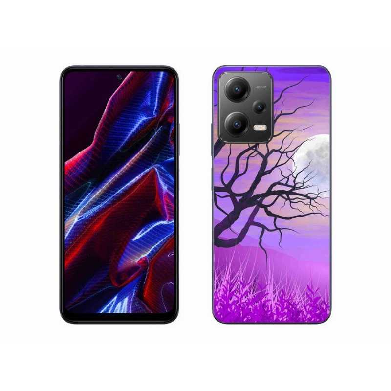 Gelový obal mmCase na mobil Xiaomi Poco X5 5G - kreslený opadaný strom
