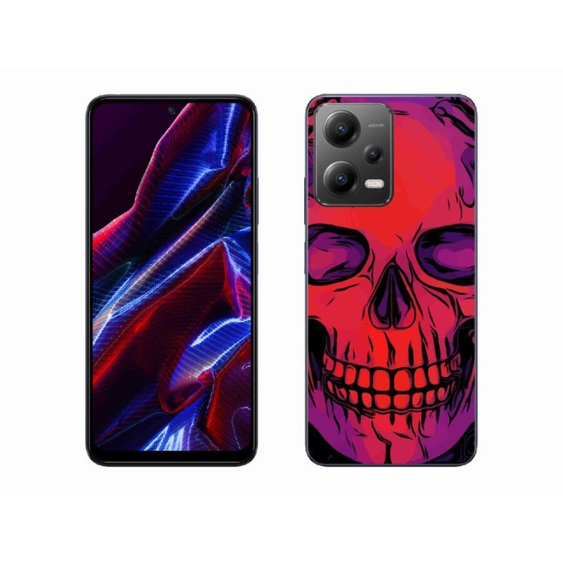 Gelový obal mmCase na mobil Xiaomi Poco X5 5G - lebka