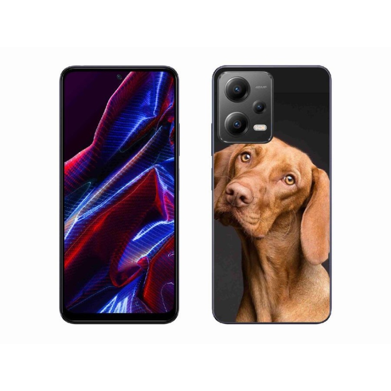 Gelový obal mmCase na mobil Xiaomi Poco X5 5G - maďarský ohař