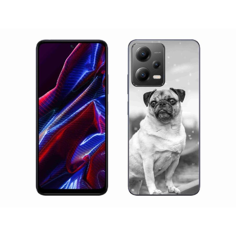 Gelový obal mmCase na mobil Xiaomi Poco X5 5G - mops