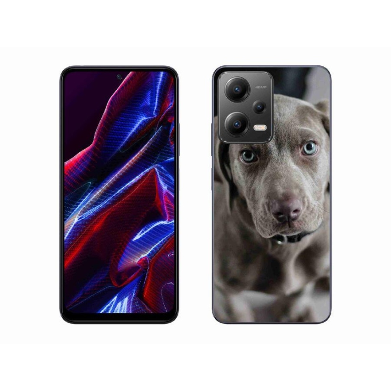 Gelový obal mmCase na mobil Xiaomi Poco X5 5G - výmarský ohař