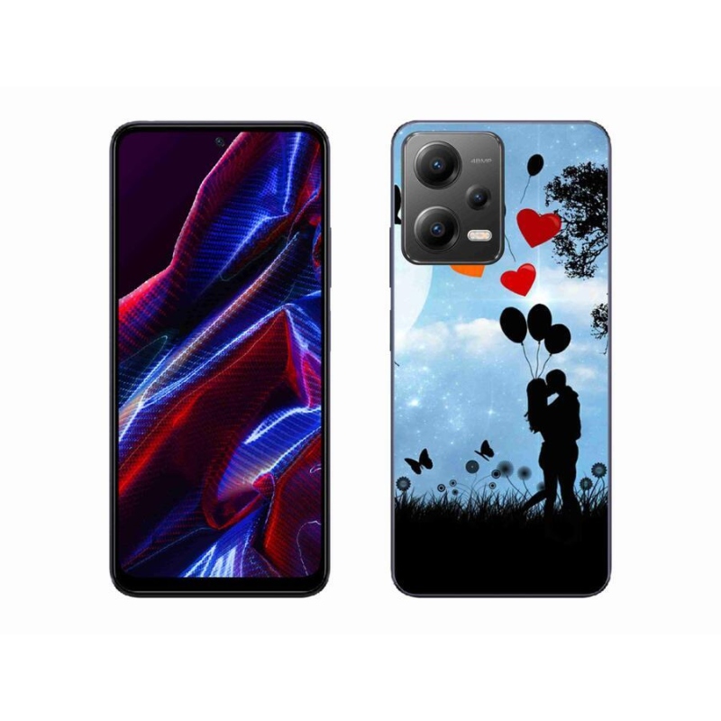 Gelový obal mmCase na mobil Xiaomi Poco X5 5G - zamilovaný pár