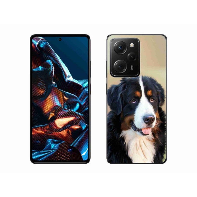 Gelový obal mmCase na mobil Xiaomi Poco X5 Pro 5G - bernský salašnický pes