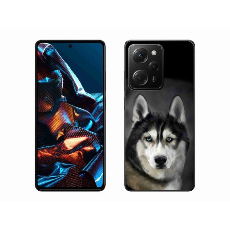 Gelový obal mmCase na mobil Xiaomi Poco X5 Pro 5G - husky