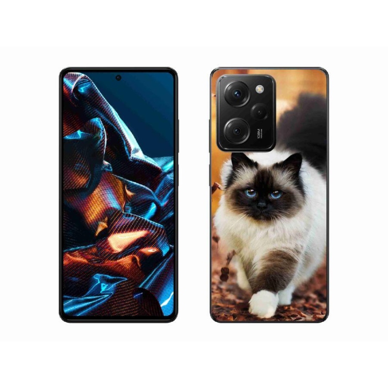 Gelový obal mmCase na mobil Xiaomi Poco X5 Pro 5G - kočka