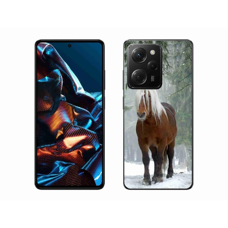 Gelový obal mmCase na mobil Xiaomi Poco X5 Pro 5G - kůň v lese