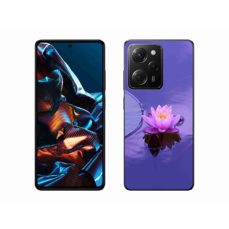 Gelový obal mmCase na mobil Xiaomi Poco X5 Pro 5G - květ na hladině
