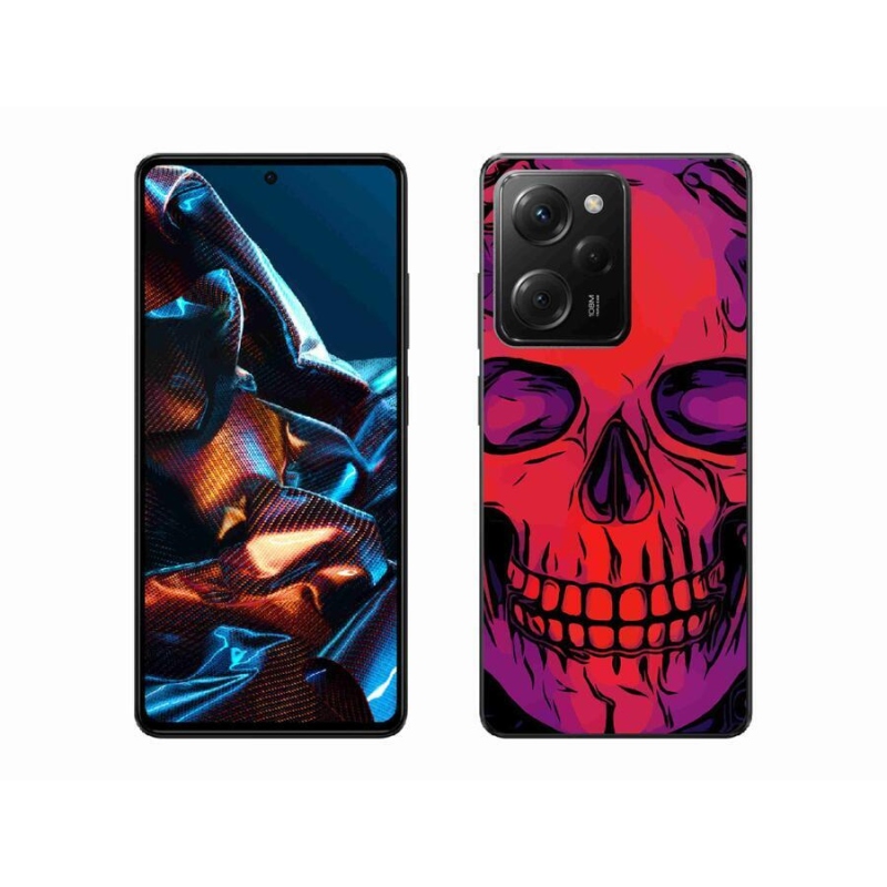 Gelový obal mmCase na mobil Xiaomi Poco X5 Pro 5G - lebka