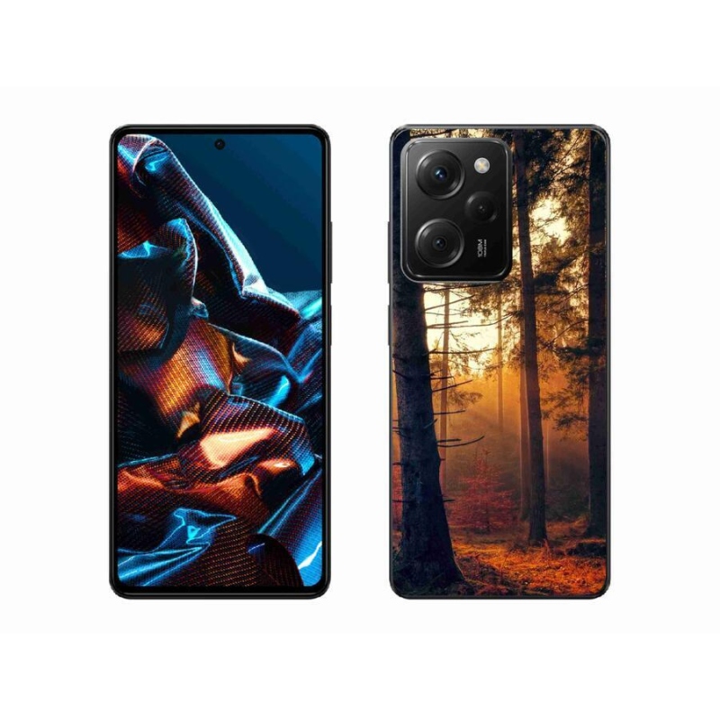 Gelový obal mmCase na mobil Xiaomi Poco X5 Pro 5G - les
