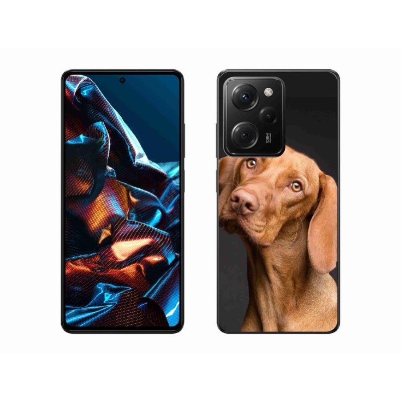 Gelový obal mmCase na mobil Xiaomi Poco X5 Pro 5G - maďarský ohař