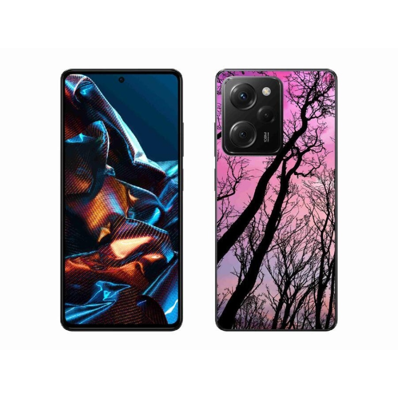 Gelový obal mmCase na mobil Xiaomi Poco X5 Pro 5G - opadané stromy