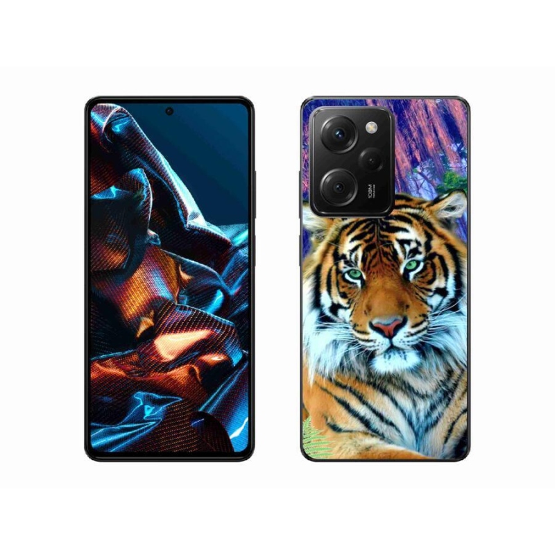 Gelový obal mmCase na mobil Xiaomi Poco X5 Pro 5G - tygr