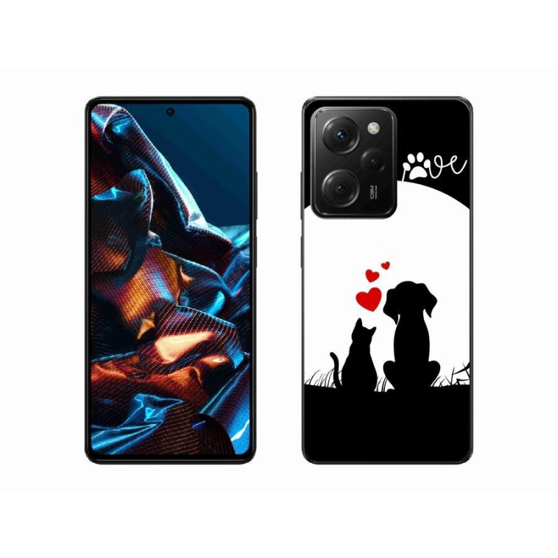 Gelový obal mmCase na mobil Xiaomi Poco X5 Pro 5G - zvířecí láska