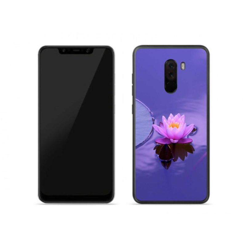 Gelový obal mmCase na mobil Xiaomi Pocophone F1 - květ na hladině