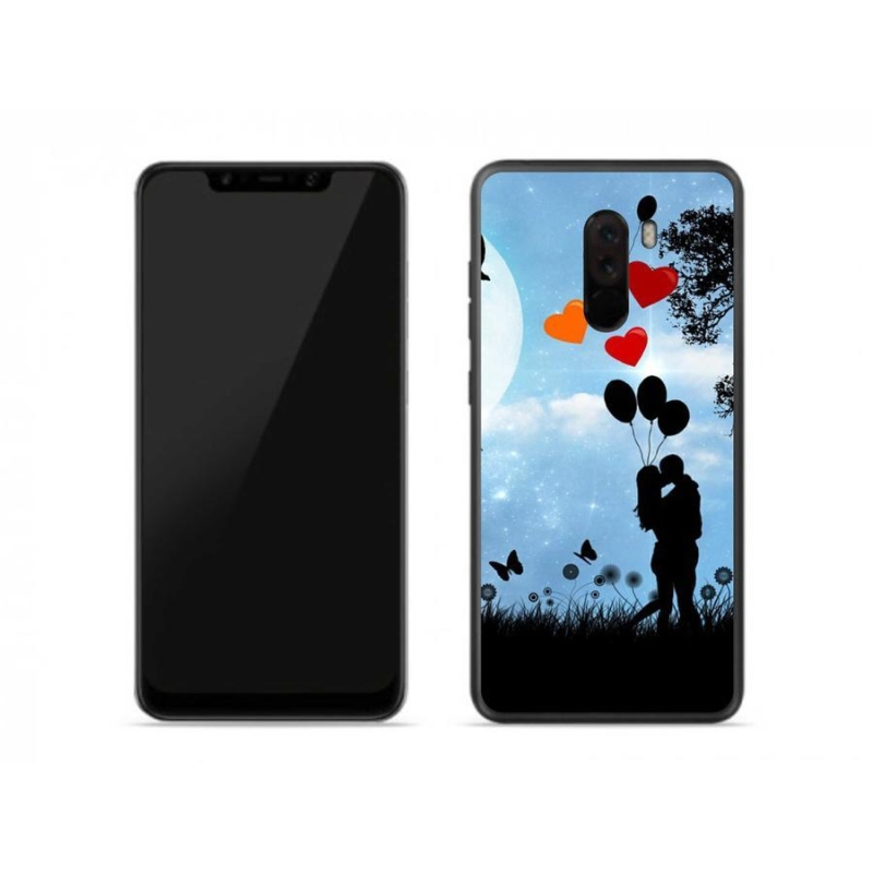 Gelový obal mmCase na mobil Xiaomi Pocophone F1 - zamilovaný pár