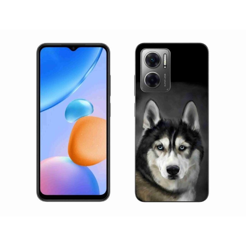 Gelový obal mmCase na mobil Xiaomi Redmi 10 5G - husky