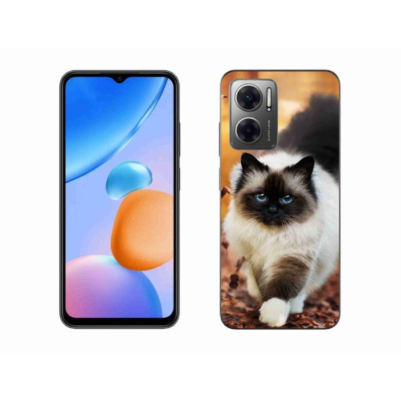 Gelový obal mmCase na mobil Xiaomi Redmi 10 5G - kočka