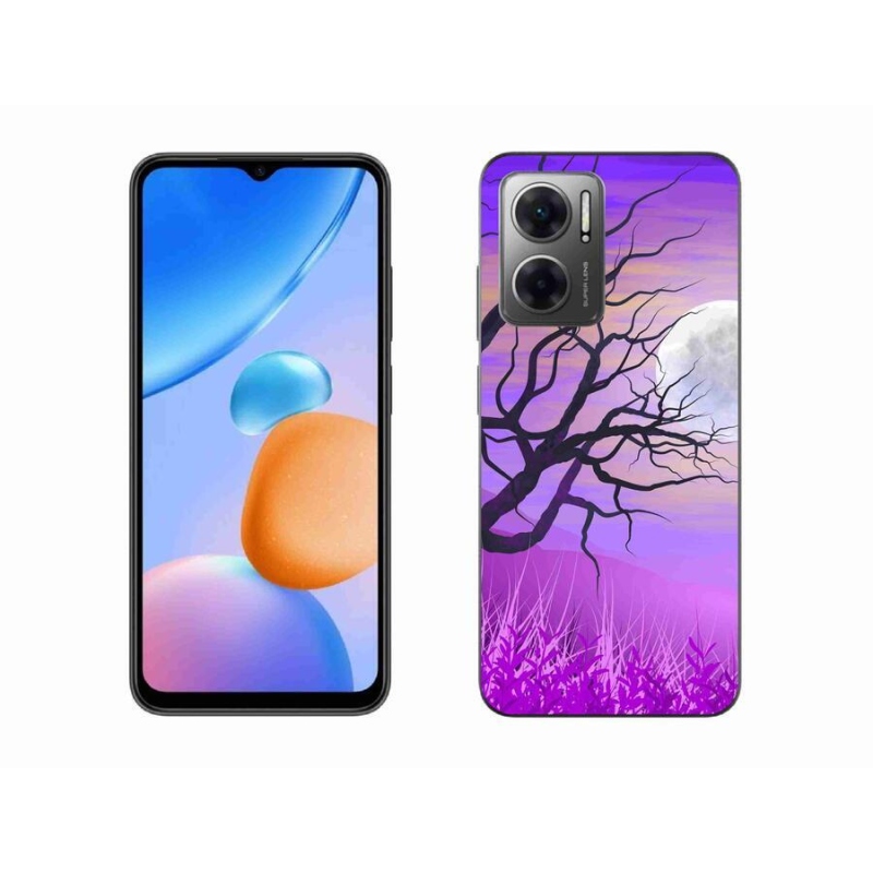 Gelový obal mmCase na mobil Xiaomi Redmi 10 5G - kreslený opadaný strom