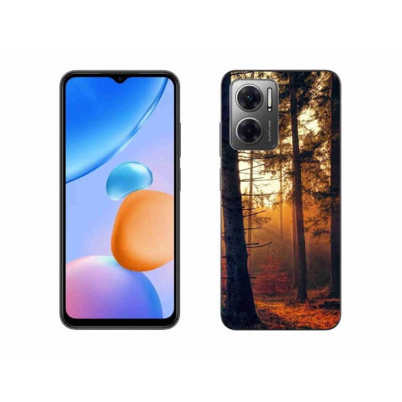Gelový obal mmCase na mobil Xiaomi Redmi 10 5G - les
