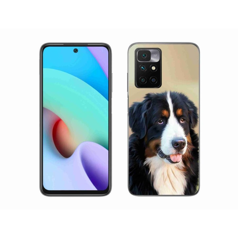 Gelový obal mmCase na mobil Xiaomi Redmi 10/Redmi 10 (2022) - bernský salašnický pes