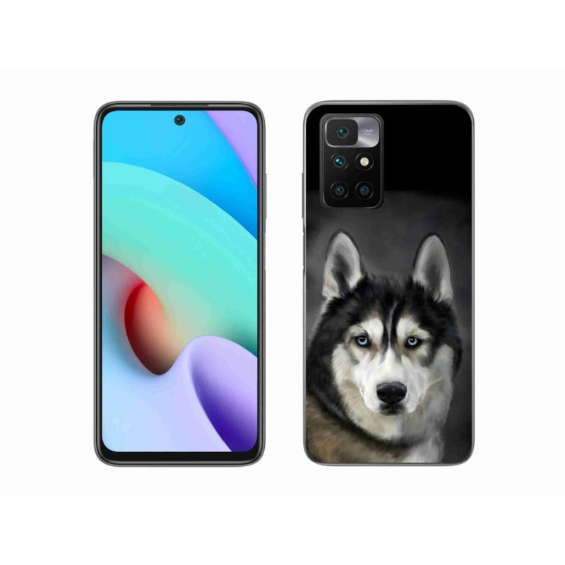 Gelový obal mmCase na mobil Xiaomi Redmi 10/Redmi 10 (2022) - husky