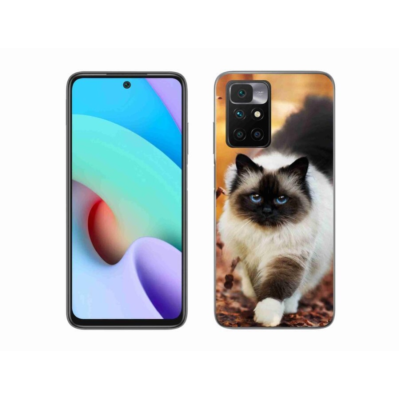 Gelový obal mmCase na mobil Xiaomi Redmi 10/Redmi 10 (2022) - kočka 1