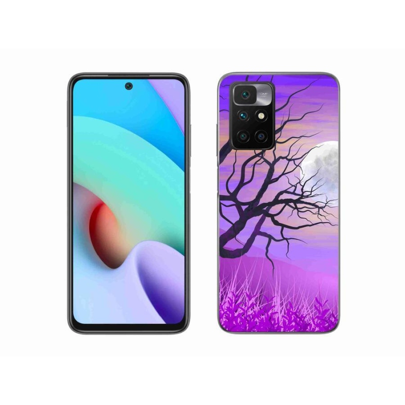 Gelový obal mmCase na mobil Xiaomi Redmi 10/Redmi 10 (2022) - kreslený opadaný strom