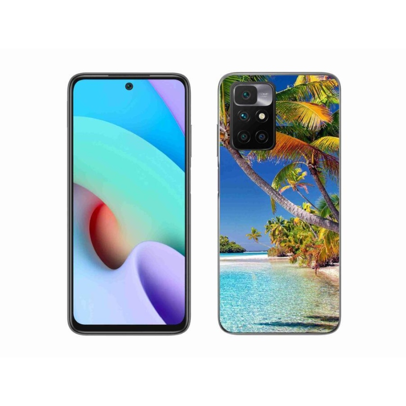 Gelový obal mmCase na mobil Xiaomi Redmi 10/Redmi 10 (2022) - mořská pláž