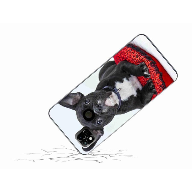 Gelový obal mmCase na mobil Xiaomi Redmi 10A - buldok
