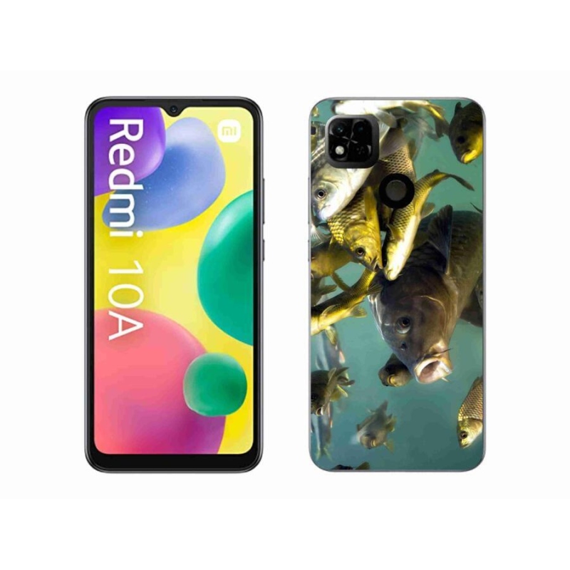 Gelový obal mmCase na mobil Xiaomi Redmi 10A - hejno ryb