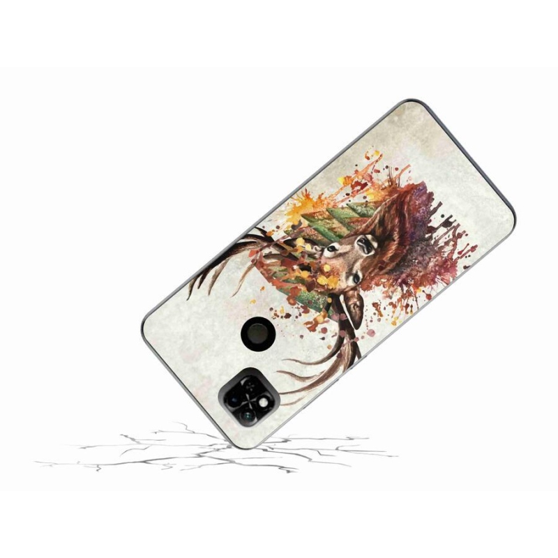 Gelový obal mmCase na mobil Xiaomi Redmi 10A - jelen 1