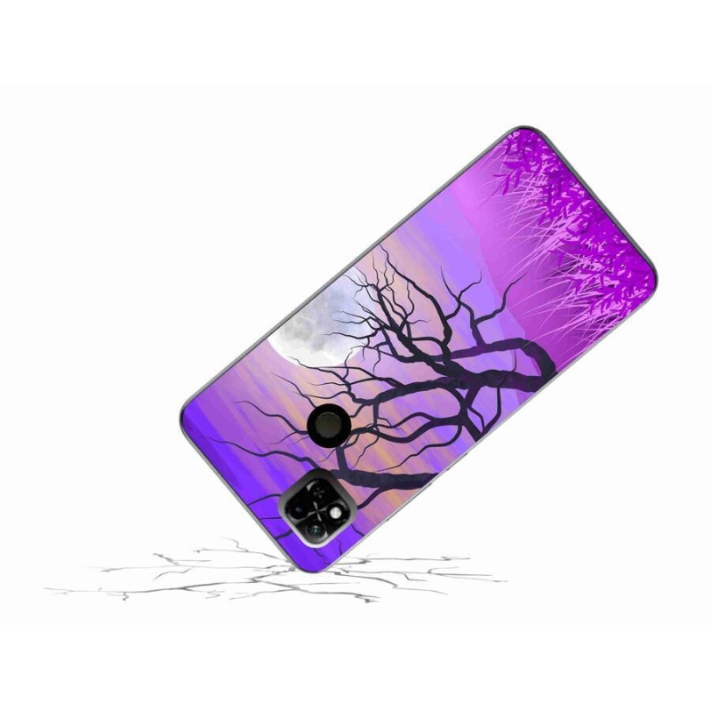 Gelový obal mmCase na mobil Xiaomi Redmi 10A - kreslený opadaný strom