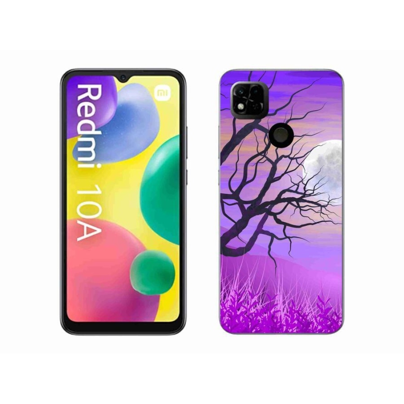 Gelový obal mmCase na mobil Xiaomi Redmi 10A - kreslený opadaný strom