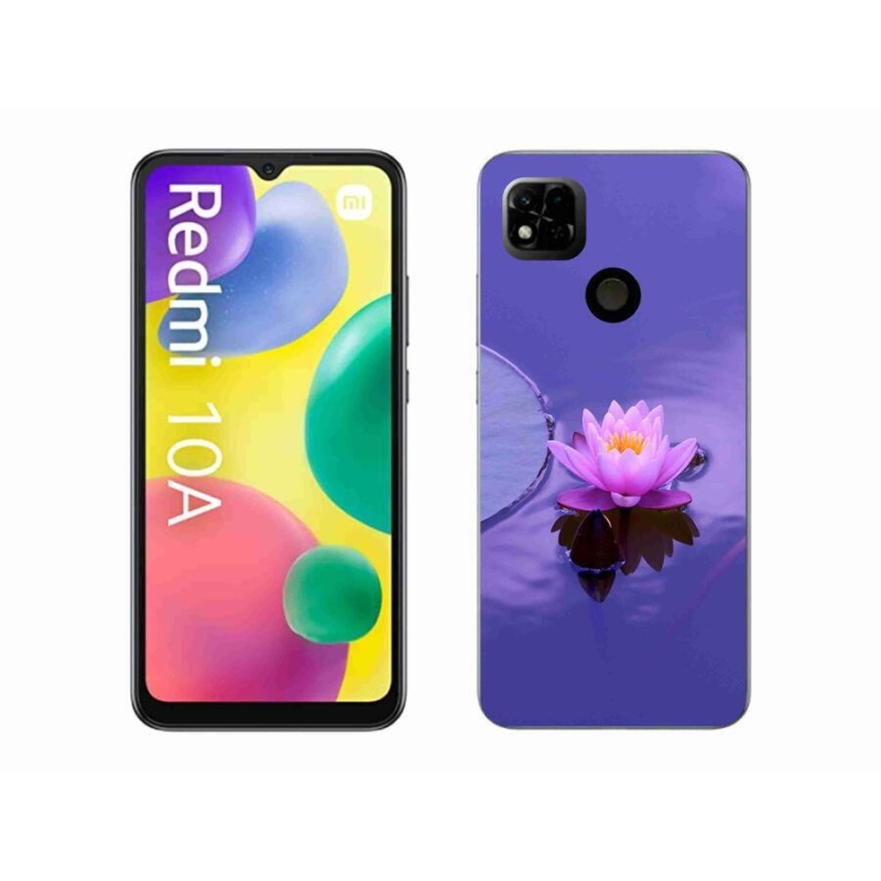 Gelový obal mmCase na mobil Xiaomi Redmi 10A - květ na hladině